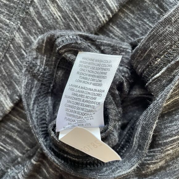 Athletic Works Heather Black Raglan Sleeve Crew Neck T-Shirt Women’s Size XL - Picture 7 of 7